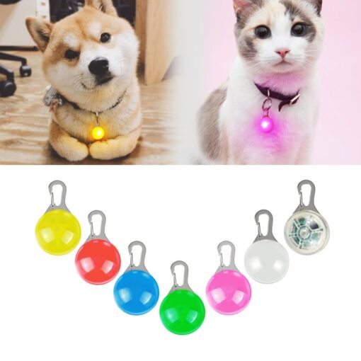 LED Safety Pet Dog & Cat Glowing Keychain Collar