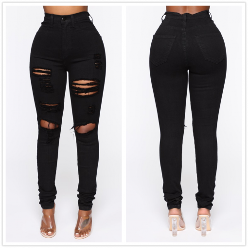 Black Ripped Jeans for Women